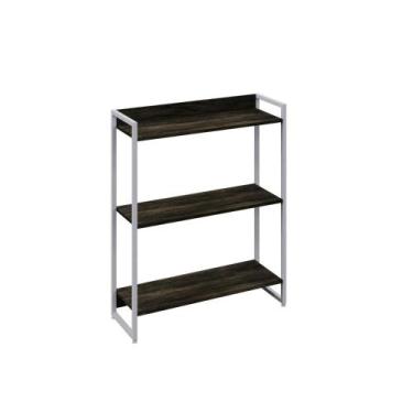Imagem de Estante Dynamica 80X30X104cm C/03 Prateleiras Estrutura Branca - Metal