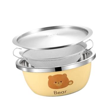 Imagem de FytStycale Recipiente para Gordura, Recipiente para Gordura, Recipiente para Armazenamento de óleo à Prova de Poeira com Peneira, Pote para óleo para Cozinhar em, 28 cm