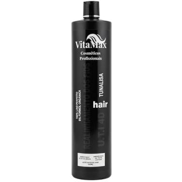 Imagem de Progressiva Sem Formol 1000ml VitaMax Profissional – Alisamento Orgânico, Realinhamento Capilar para Todos os Tipos de Cabelo, Com Óleo de Argan, Queratina e Aminoácidos [Uso Profissional e Doméstico]