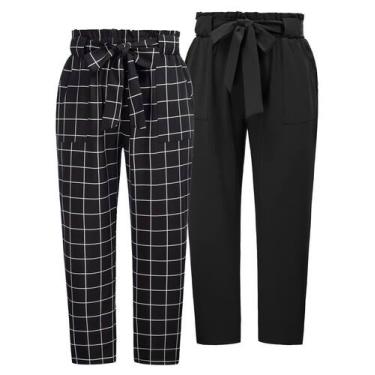 Imagem de Calças Hanna Nikole de cintura alta para mulheres plus size 20W