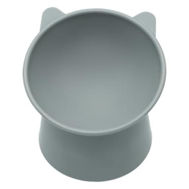 Imagem de Comedouro Bebedouro Gatinho Elevado Postura correta(Azul)