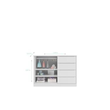 Imagem de Quarto Completo Infantil Blenda Branco _ Phoenix Baby