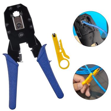 Imagem de Alicate de Crimpar RJ11/RJ12/RJ45  decapador de cabos ALC01