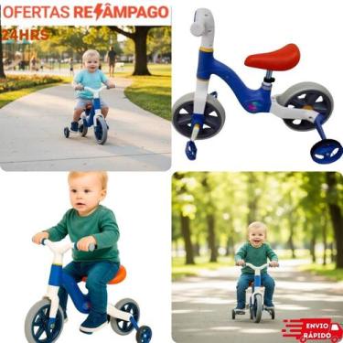 Imagem de Bicicleta Infantil de Equilíbrio 2 em 1 com Rodinhas Removíveis Aprend