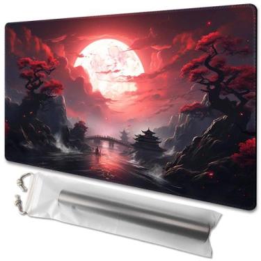 Imagem de Playmat TCGMAT MTG tamanho 60x35cm com bolsa de armazenamento antiderr