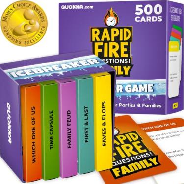 Imagem de Perguntas sobre o jogo de cartas de conversação QUOKKA Rapid Fire