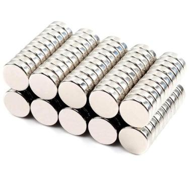 Imagem de Ímãs de neodímio MIN CI 10x3mm, 100 unidades, redondos, pesados