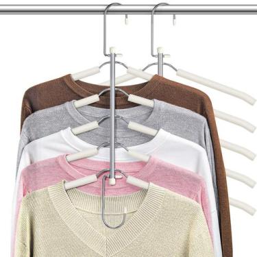 Imagem de Organizador de Camisas Ahorra Espacio Lomrsiul, Paquete de 2 Perchas