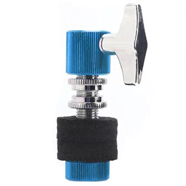 Imagem de Mingzhe Hihat Embreagem Jazz Tambor Liga de Alumínio Cymbal Rack Titular Instrumento Tocando Acessórios para Bateristas Realizando Música Jazz (Azul)