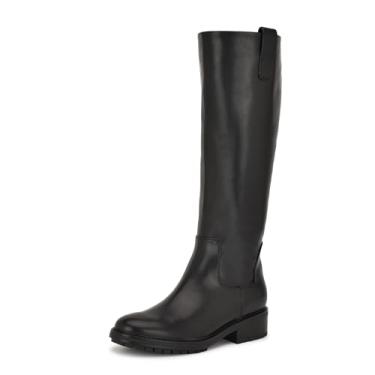 Imagem de Nine West Bota de cano alto feminina Leigha, Preto 001, 36