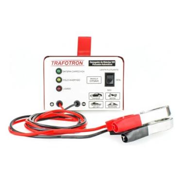 Imagem de Carregador de bateria automotiva 12v 5ah carro moto carga lenta flutuante Cf5