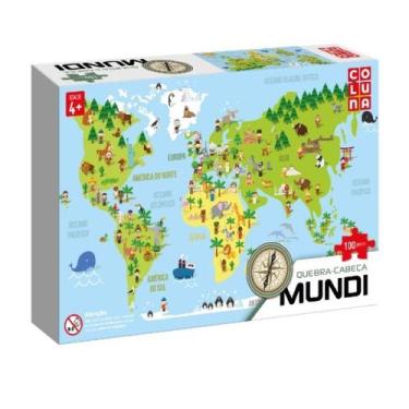 Imagem de Quebra Cabeça Mundi 100 Peças Coluna - Pais & Filhos