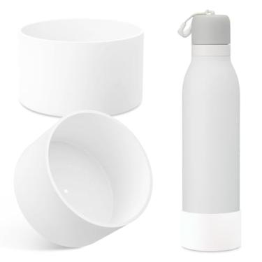 Imagem de QIONG Bota de silicone 2 peças para garrafa de água Owala FreeSip Sway 850 g e 1,134 g, copo de 1,134 g e torção 680 g, capa protetora antiderrapante para acessórios de garrafa de água de aço