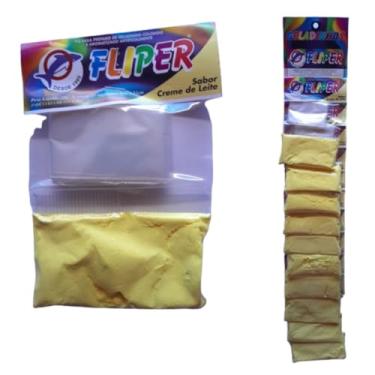 Imagem de Kit geladinho fliper cremoso 1 cartela 10 und creme de leite
