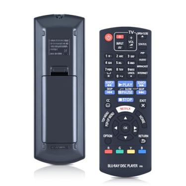 Imagem de Controle remoto de substituição N2QAYB001023 aplicável para leitor de Blu-ray Panasonic DMP-BD93 DMP-BDT27 DMP-BD903 DMP-BDT270 DMP-BDT271 DMP-BDT280 DMPBDT271 DMP-BD94 DMPBDT270 DMPBD933 DMPBDTT 27