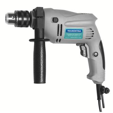 Imagem de Furadeira de Impacto 500W 1/2" com Empunhadura Auxiliar 220V - Tramontina