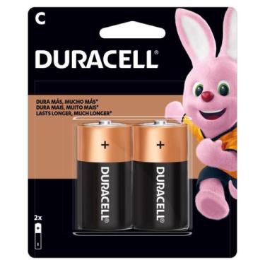 Imagem de Pilha Alcalina Média C Cartela 2 Peças 1003610 Duracell