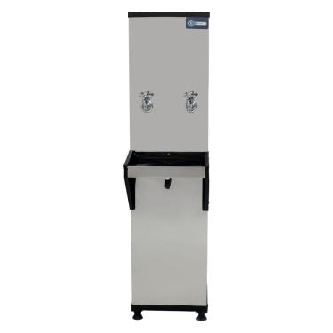 Imagem de Bebedouro Industrial Coluna Knox 25L 2 Torneiras Geladas Inox 220V (KX02-D 2T)