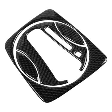 Imagem de TUCKBOLD Capa de acabamento de painel de mudança de marchas de controle central para Honda Civic 8 Gen 2006-2011 adesivo de painel de controle de mudança de marchas anti-arranhões preto acabamento de