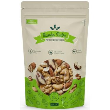 Imagem de 1kg Mix Castanhas De Caju, Pará, Nozes E Amêndoas - Sem Sal