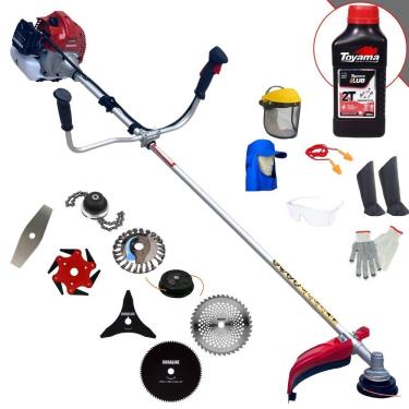 Imagem de Roçadeira 8 Em 1 Bcj521l à Gasolina + Epi + Óleo Toyama 2t