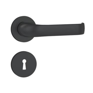 Imagem de Fechadura Interna 813/37 Roseta Redonda Preto Fosco Stam NEUTRO, NEUTR