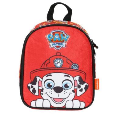 Imagem de Lancheira Térmica Escolar Infantil Paw Patrol Pelúcia - Luxcel, Vermel