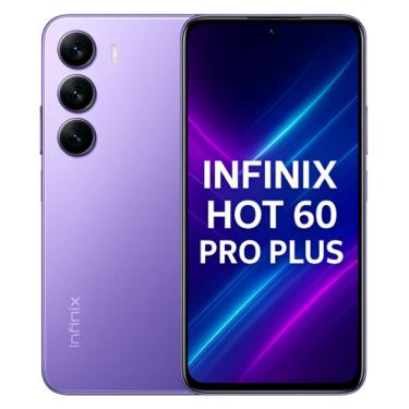 Imagem de Smartphone Celular Infinix Hot 60 Pro Plus, 256GB, 8GB RAM, Tela 6,78, Câmera 108MP, Bateria 5000mAh, Android 14, Dual SIM, Roxo