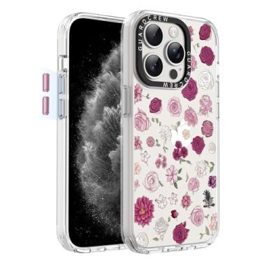 Imagem de GuardCrew Capa para iPhone 15 Pro Max, [proteção contra quedas de grau militar de 3,5 m à prova de colisão] [antiamarelamento e antidescasca] capa de telefone fina à prova de choque transparente de