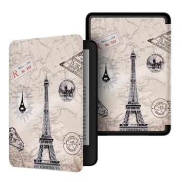 Imagem de Akacy Capa com padrão pintado para Amazon Kindle geração 12ª (versão 2024), modelos SA568B e SA569P. Capa fina e leve, à prova d'água (5)