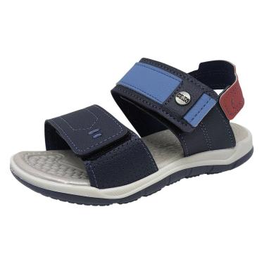 Imagem de Sandalia Infantil Menino Anatômica Conforto Klin Line Play