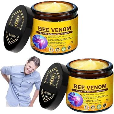 Imagem de LEWELLRY Creme para juntas e ossos de veneno de abelha, veneno de abelha profissional para artrite, veneno de abelha e creme terapêutico ósseo para costas, joelho, mãos, pescoço, pés, para todos os