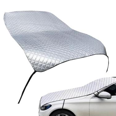Imagem de Dogary Capa de neve para para-brisa de carro, protetor de capô espesso resistente a arranhões, para-sol multifuncional à prova de neve e bloco de calor, universal para a maioria dos SUVs, sedãs
