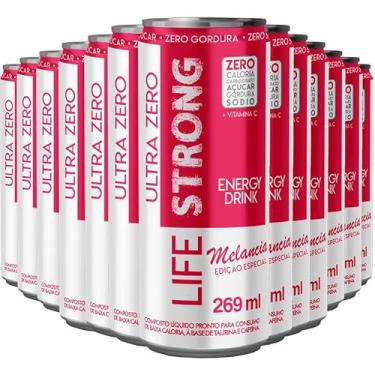 Imagem de Energético Life Strong Energy Drink 12 unidades Melancia
