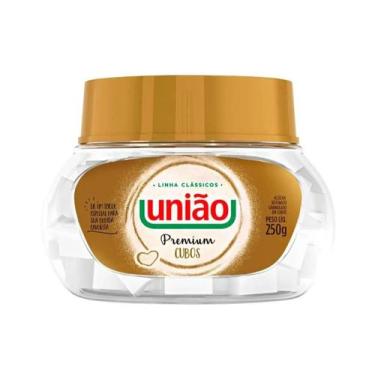Imagem de Açúcar Em Cubos Refinado Granulado União Pote 250g