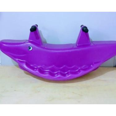 Imagem de Balanço Infantil Gangorra Lilás Jacare 2 Lugares - LILÁS - Diversão Ki