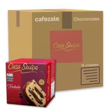 Imagem de Panettone Casa Suíça Trufado Kit 18 unidades 500g