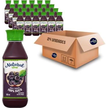Imagem de Suco Uva e Maçã NATURAL ONE 180ml Pack c/ 24 unidades