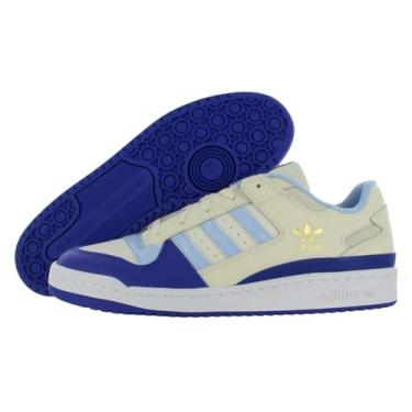 Imagem de adidas Tênis masculino Forum Low, Branco creme macio/céu claro/azul semi lúcido/branco sujo, 41