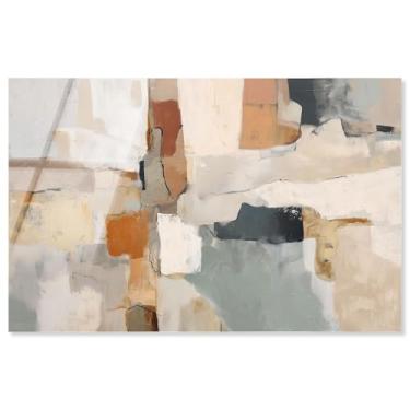 Imagem de Color Field Intersect II Impressão acrílica Boho Wall Decor por Art Remedy, pronto para pendurar, 76 x 50 cm