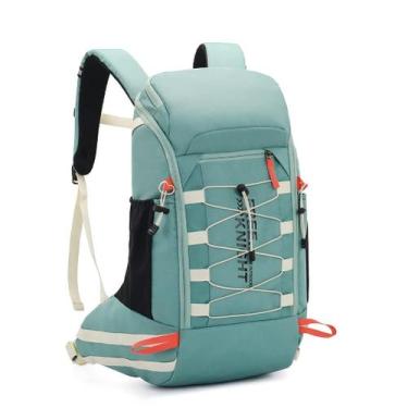 Imagem de Mochila Bseash Impermeable para Senderismo y Camping 40L (Verde Menta)