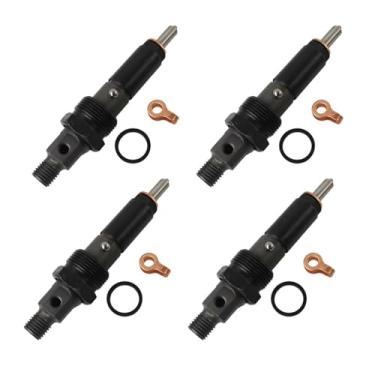 Imagem de 4 peças de bicos injetores de combustível 3909476 J909476 compatíveis com CUMMINS 4BT 6BT 3.9L 5.9L acessórios de reparo de motor com 3 meses de garantia