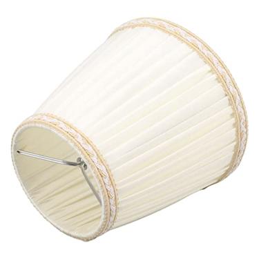 Imagem de Alomejor Tons de Lâmpada, Conjunto de Abajur de Tecido de 6 Peças, Clipes na Sombra para Lâmpada E14, Iluminação da Sala de Estar do Quarto