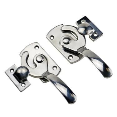 Imagem de HTNAFONI Alça rotativa industrial da indústria de aço inoxidável para caixas de vácuo e armário de freezer, alça de portas de equipamentos pesados, 1 peça (304 SS-3-R)