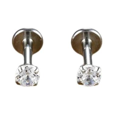 Imagem de Brincos De Piercing Labret Tragus Em Aço Inoxidável Cirúrgico 16G Com 