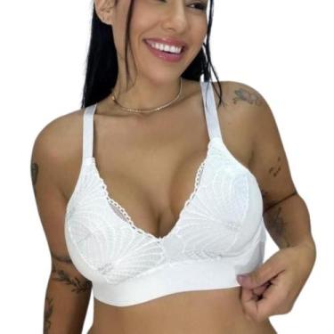 Imagem de Sutiã com Reforço Soutien Reforçado Renda com fecho Kit c/ 2 - Miamore