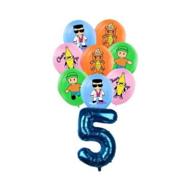 Imagem de Balões De Festa Infantil Stumble Guys, Suprimentos Para Aniversário, B