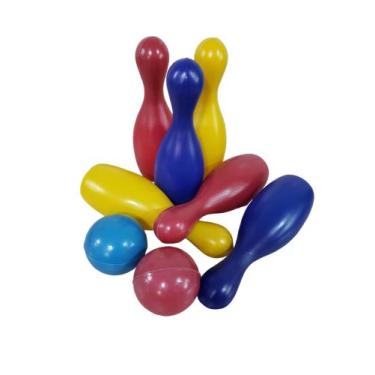 Imagem de Jogo de Boliche 6 Pinos e 2 Bolas - Cia do Pula Pula