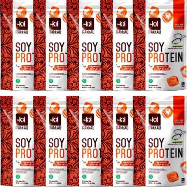 Imagem de Kit 10 Soy Protein Caramelo e Flor de Sal Rakkau 600g Vegano