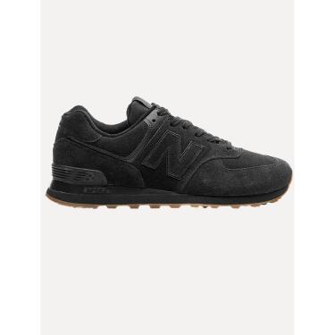 Imagem de Tênis New Balance Masculino Casual Suede U574v2 All Black Preto-Masculino